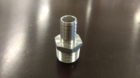 1/2" karl NPT í 1/2" slöngu nippil