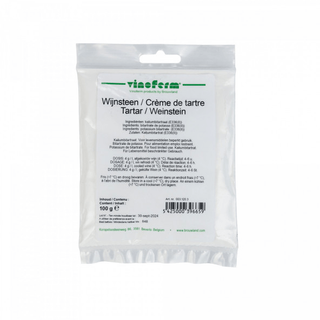 Vínsteinn - Cream of Tartar - kalíumbítartrat 100g 